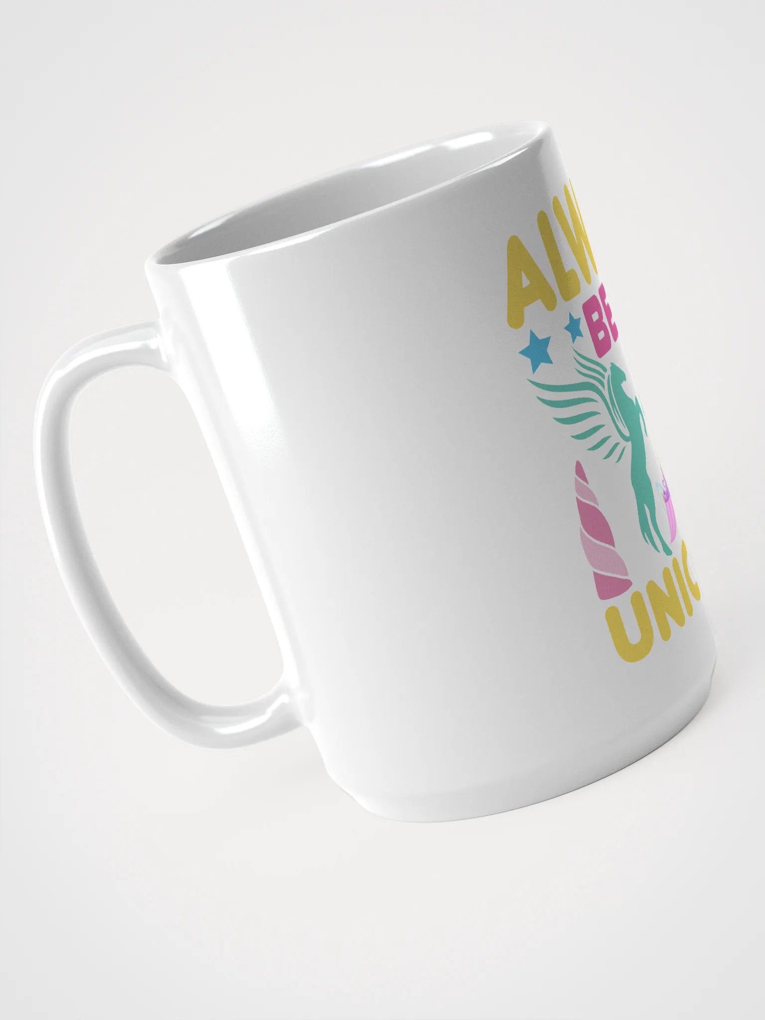 Classic White Glossy Mug – Perfect for Coffee, Tea & More product image (3)