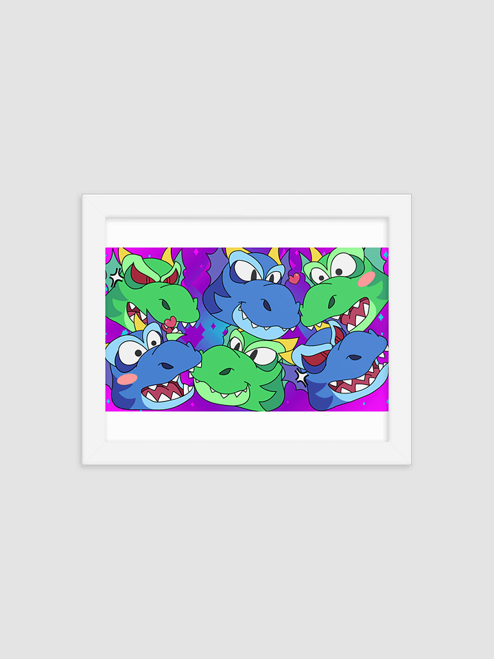 Lots of Dragons Enhanced Matte Paper Framed Poster product image (1)
