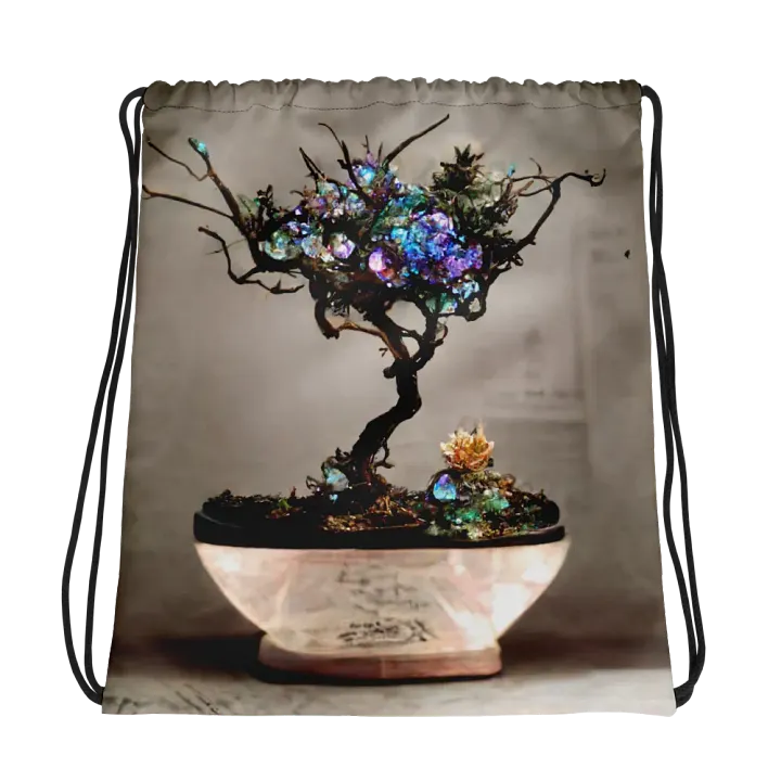 Iridescent Crystal Tree Drawstring Bag product image (1)