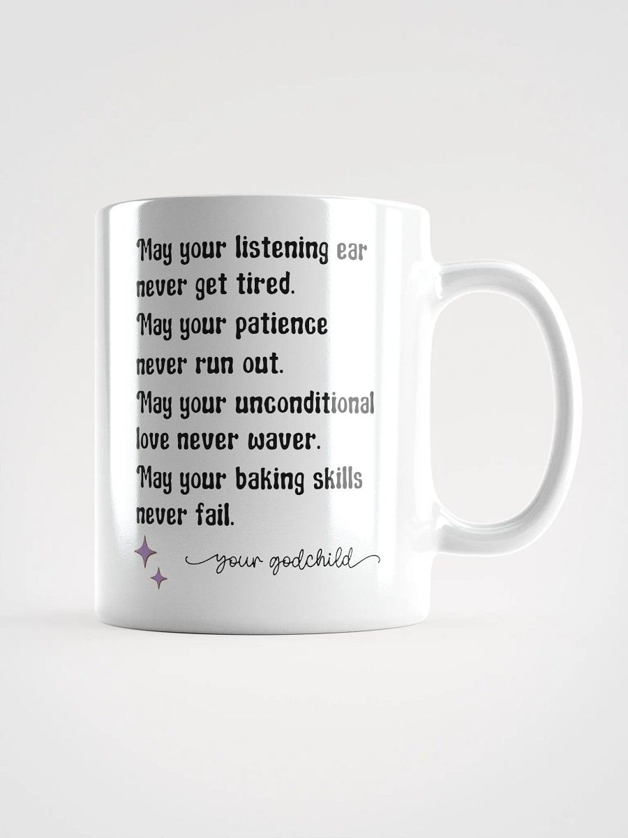 Godmother birthday gift from a godchild - Retro groovy floral bouquet coffee mug product image (2)