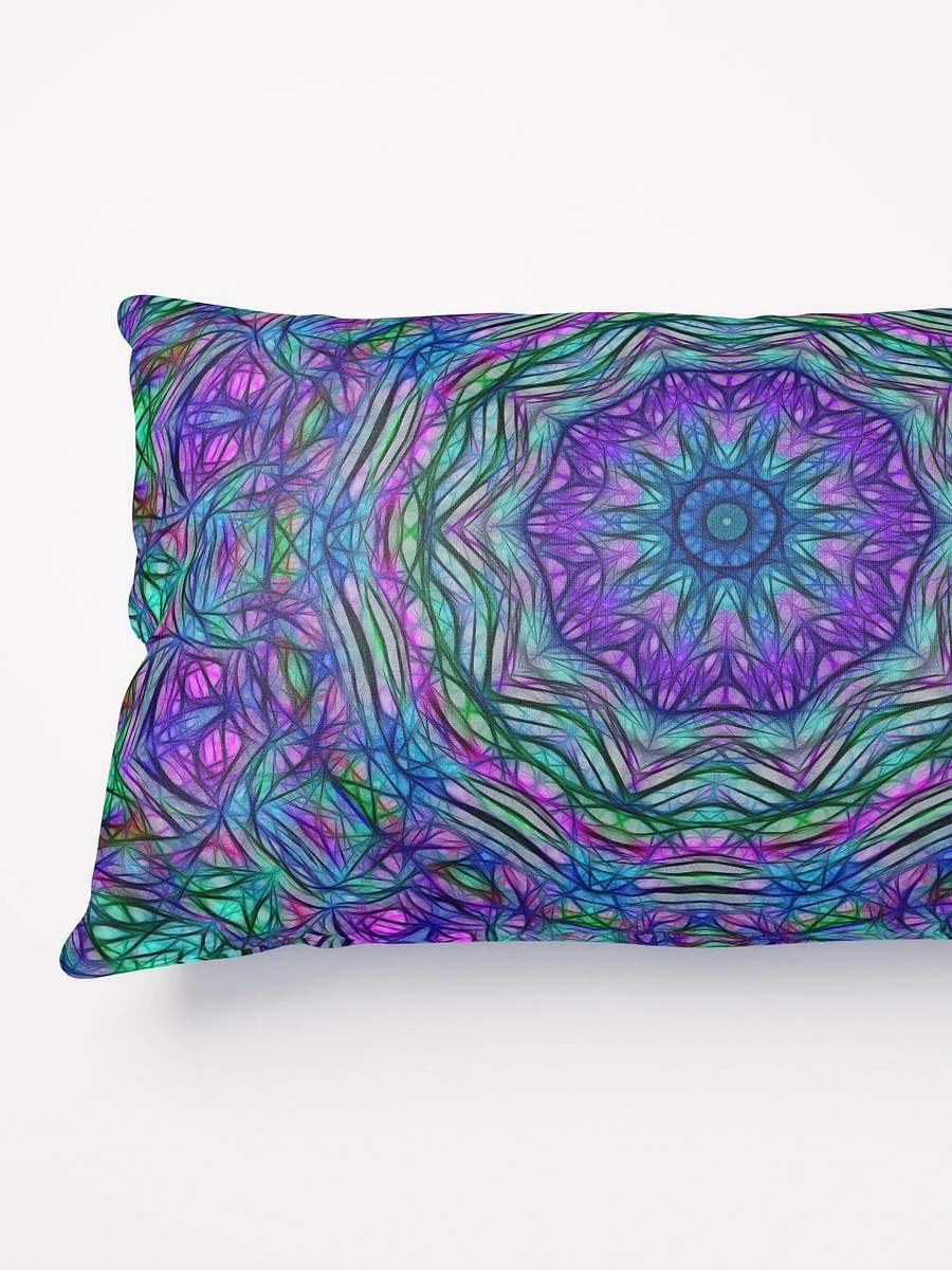 Blue Green Purple Kaleidoscope Throw Pillow product image (8)