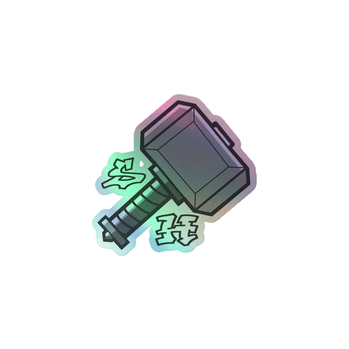 Economic Impact Hammer Sticker Sheet product image (1)