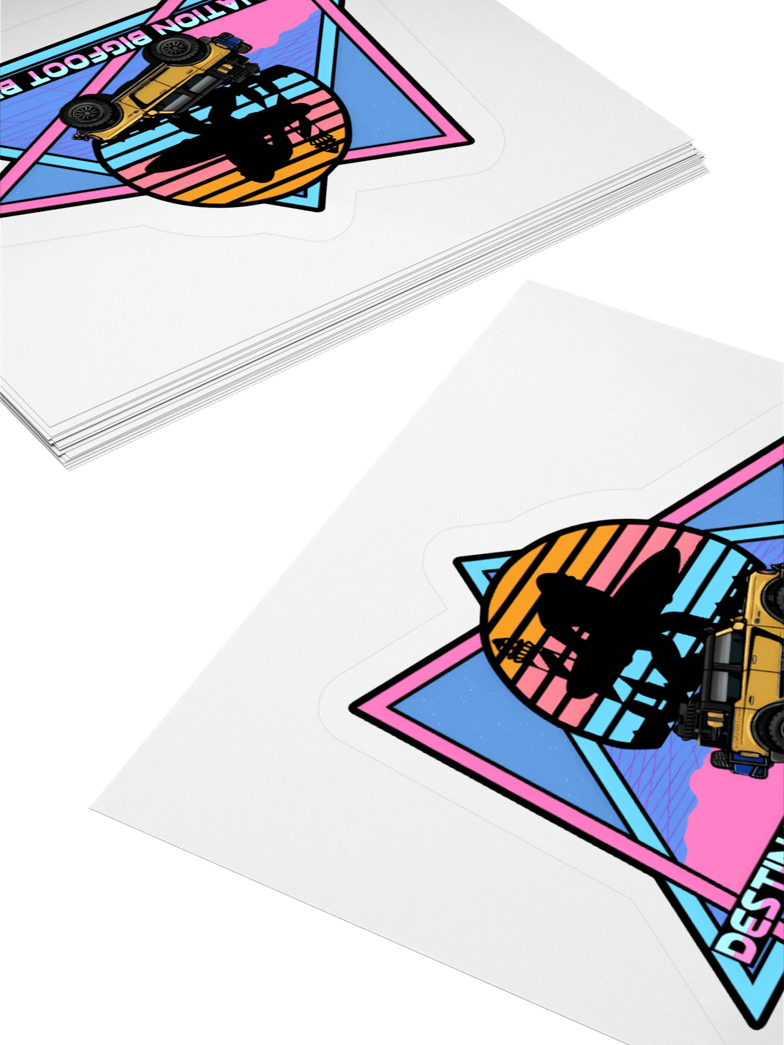 Destination Bigfoot Bronco JC Edition Retro-Inspired Decal (Multiple Sizes Available) product image (10)