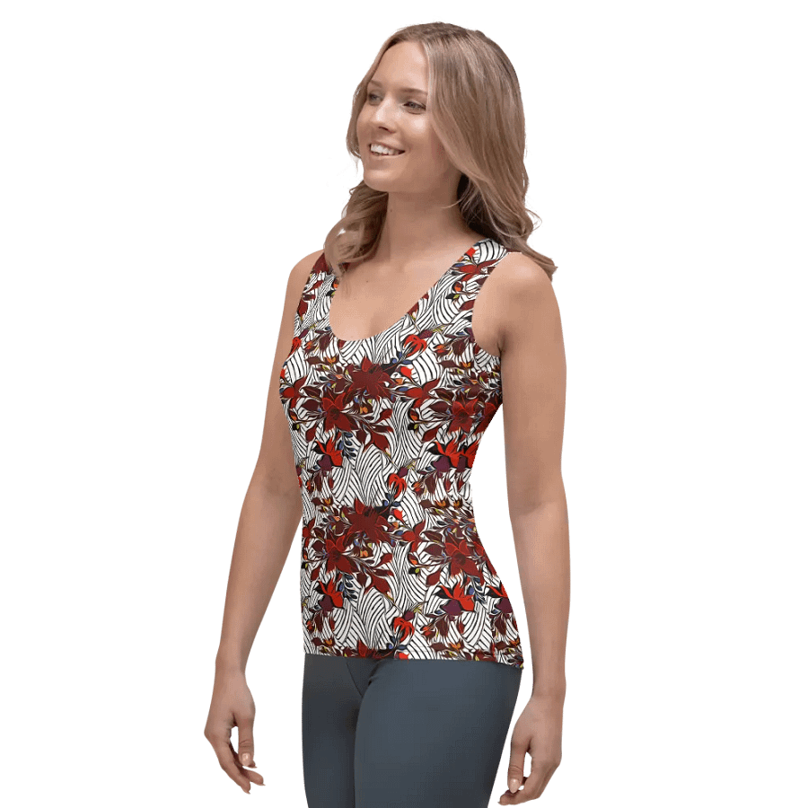 Floral Stripes | Women's Tank Top product image (3)