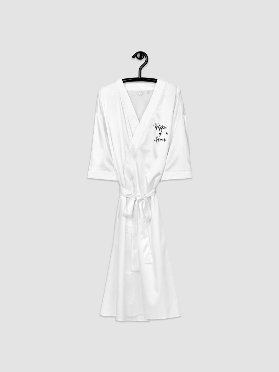[Boss momma] Matron of honor satin robe product image (3)