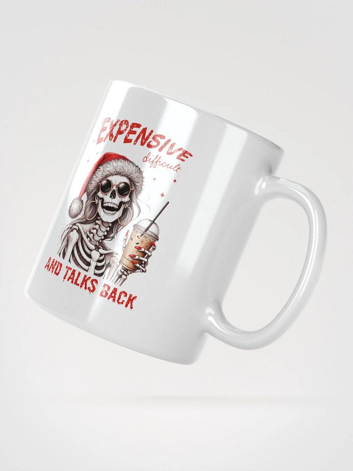 Sassy Skeleton Santa Girl Mug product image (6)