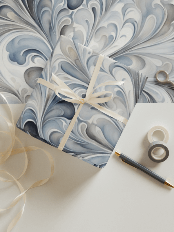 Gray Fractals Paper Sheets product image (4)
