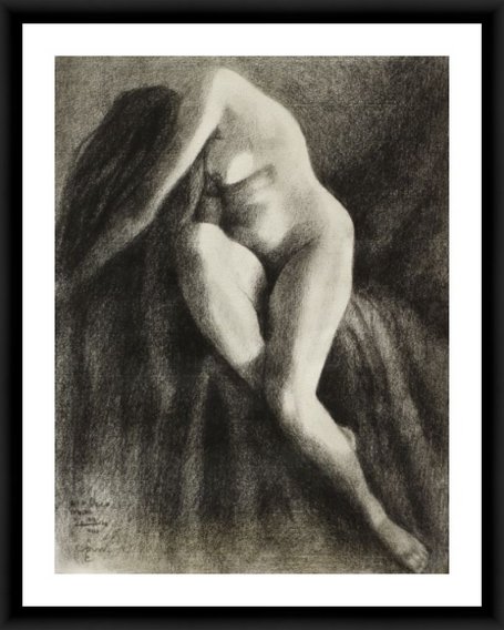 Art Deco Nude – 29-08-22 (Sold) product image (2)