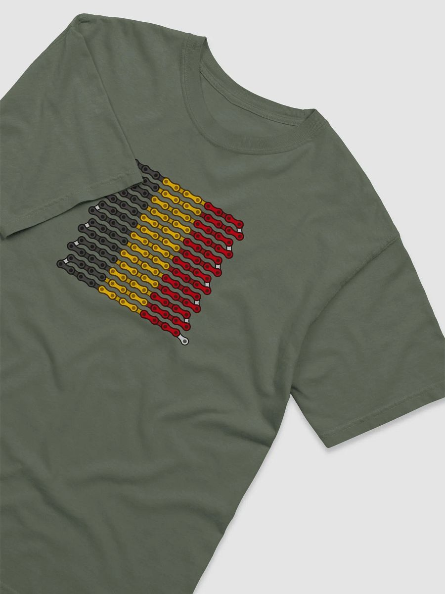 Belgium Bike Chain Flag on Heavyweight Tee product image (2)