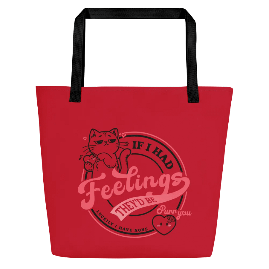 Paws Off My Heart - Tote Bag with Pocket product image (1)