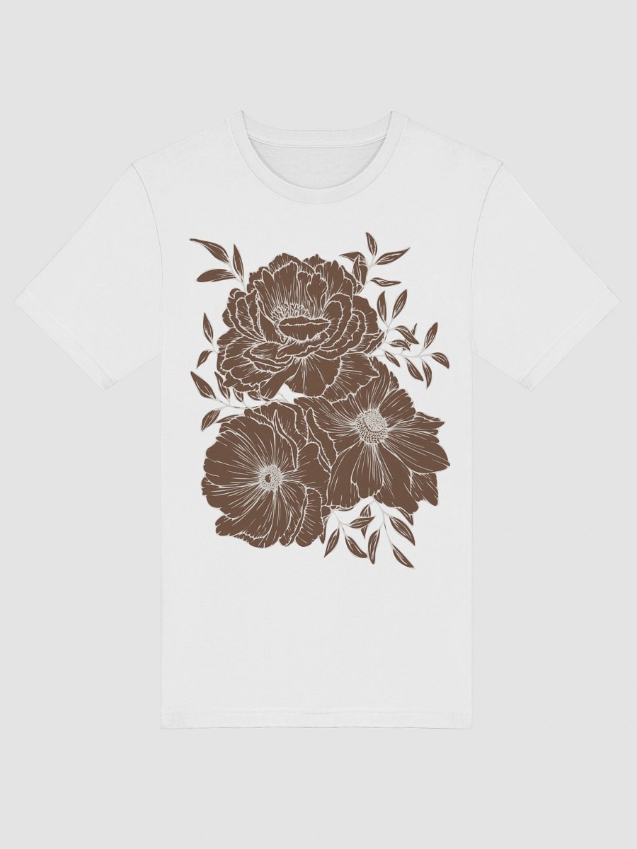 Botanical Beauty Brown Floral T-Shirt product image (6)