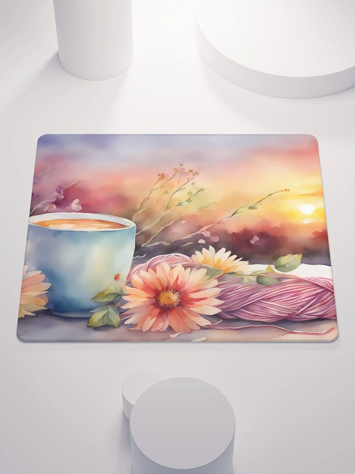 A Cup of Tasty at Sunrise, Gaming Mouse Pad, 2 Sizes product image (1)
