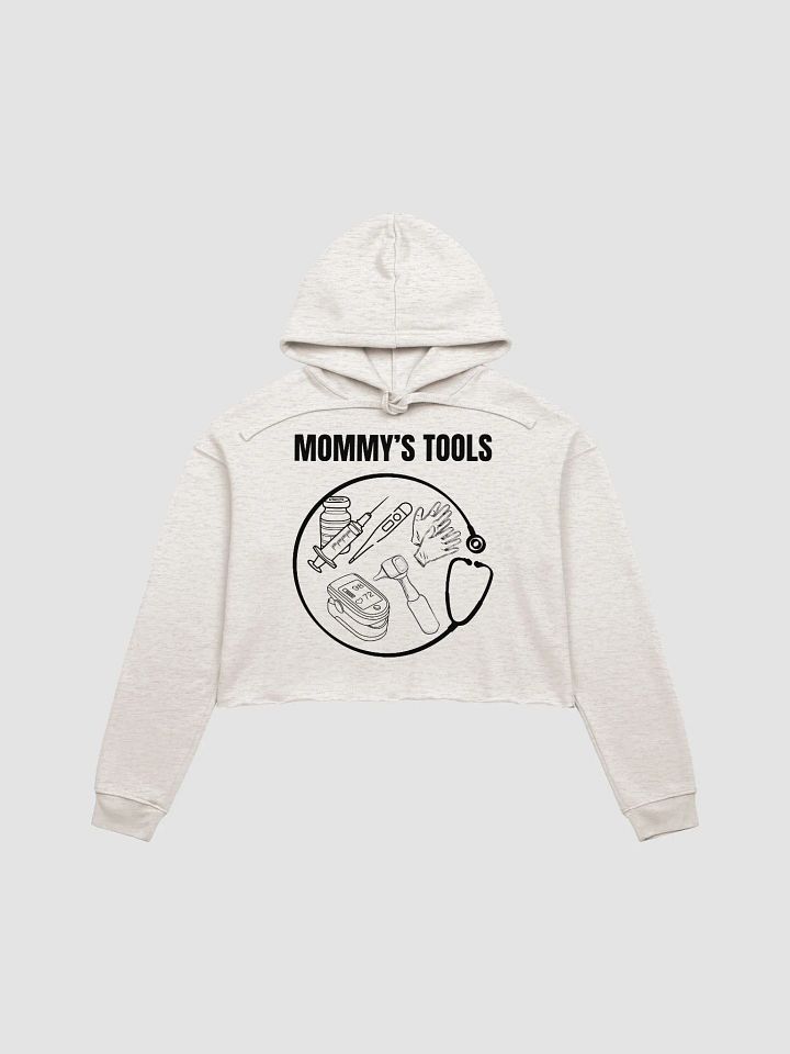 Mommy's Tools, Mindful Explorer Crop Hoodie product image (3)