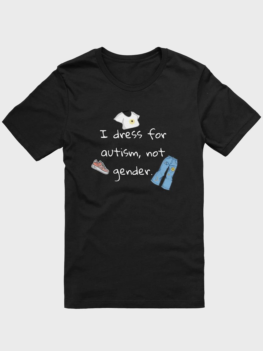 i dress for autism not gender t-shirt product image (1)