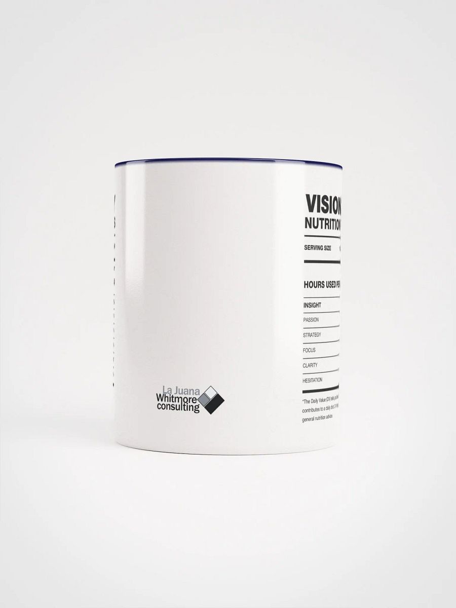 VISIONARY Nutrition Facts Ceramic Mug product image (5)