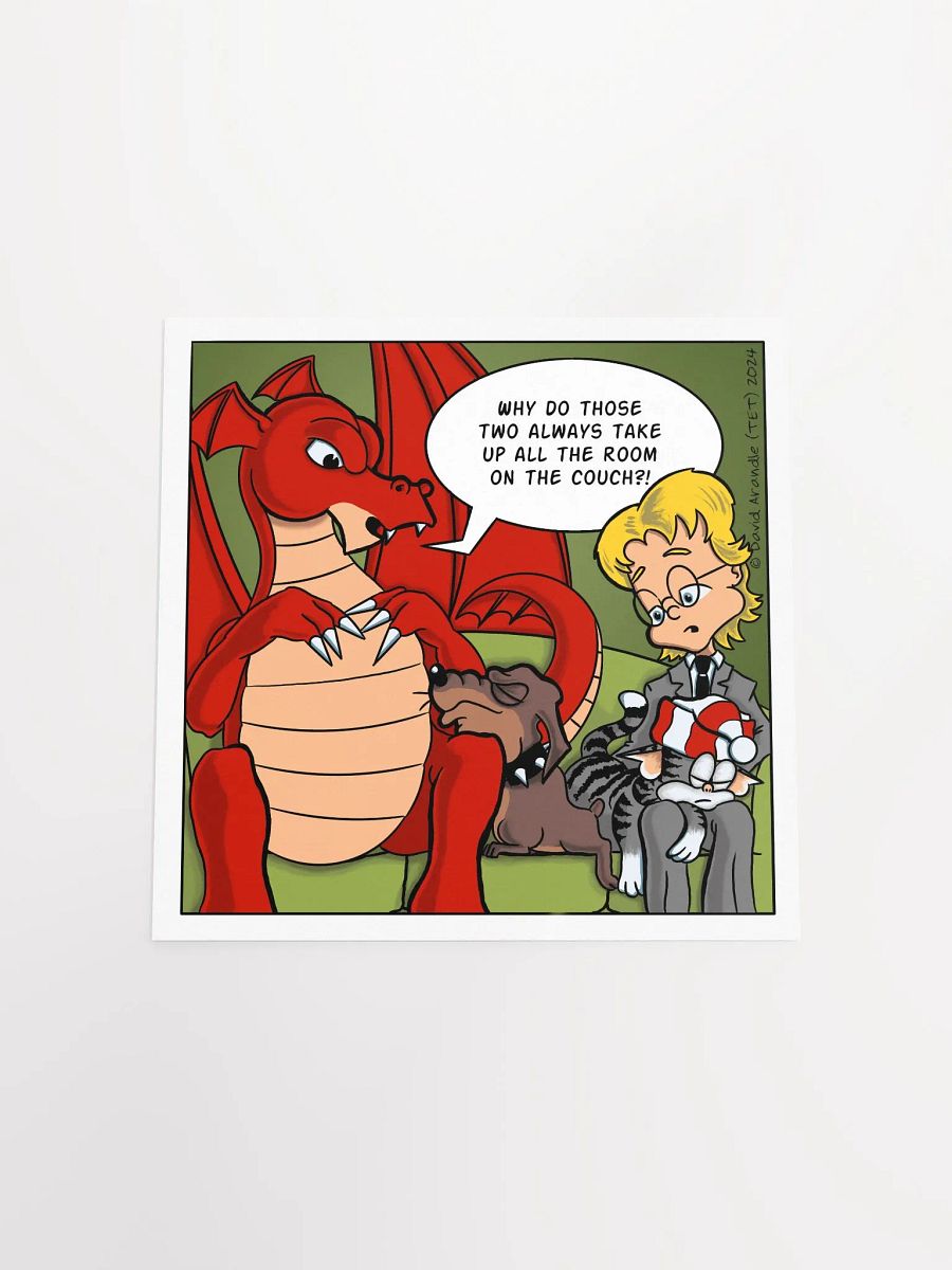 No Couch Room - Resident Dragon Poster product image (4)