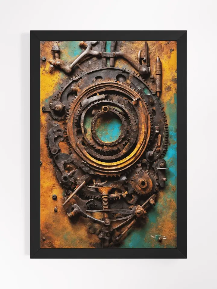 Unique Design Rusty Iron Wall Painting: Add Character to Your Space product image (2)