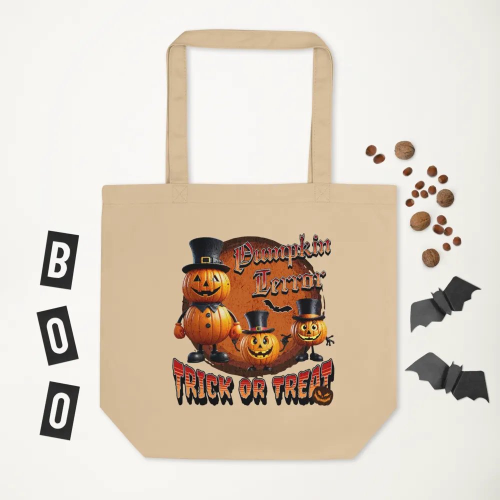 Pumpkin Terror Trick Or Treat Tote Bag product image (5)