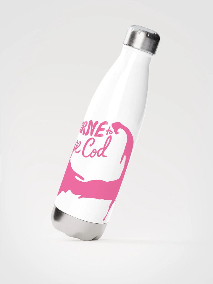 BOURNE to Cape Cod™ | Stainless Bottle | Brilliant Rose on White 💧 product image (2)