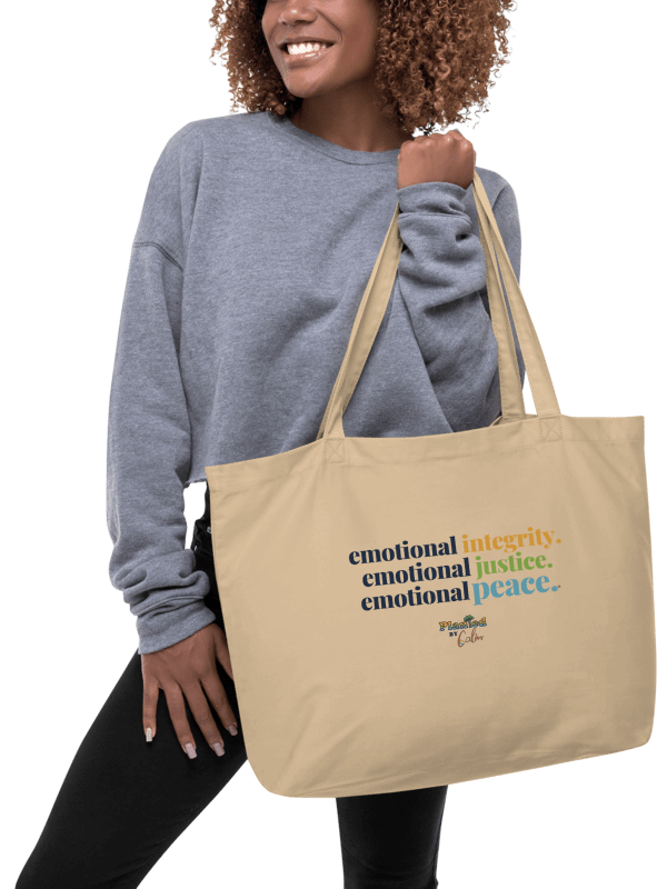 Official Planted By Calm | Calm Keepers Organic Cotton Tote product image (4)