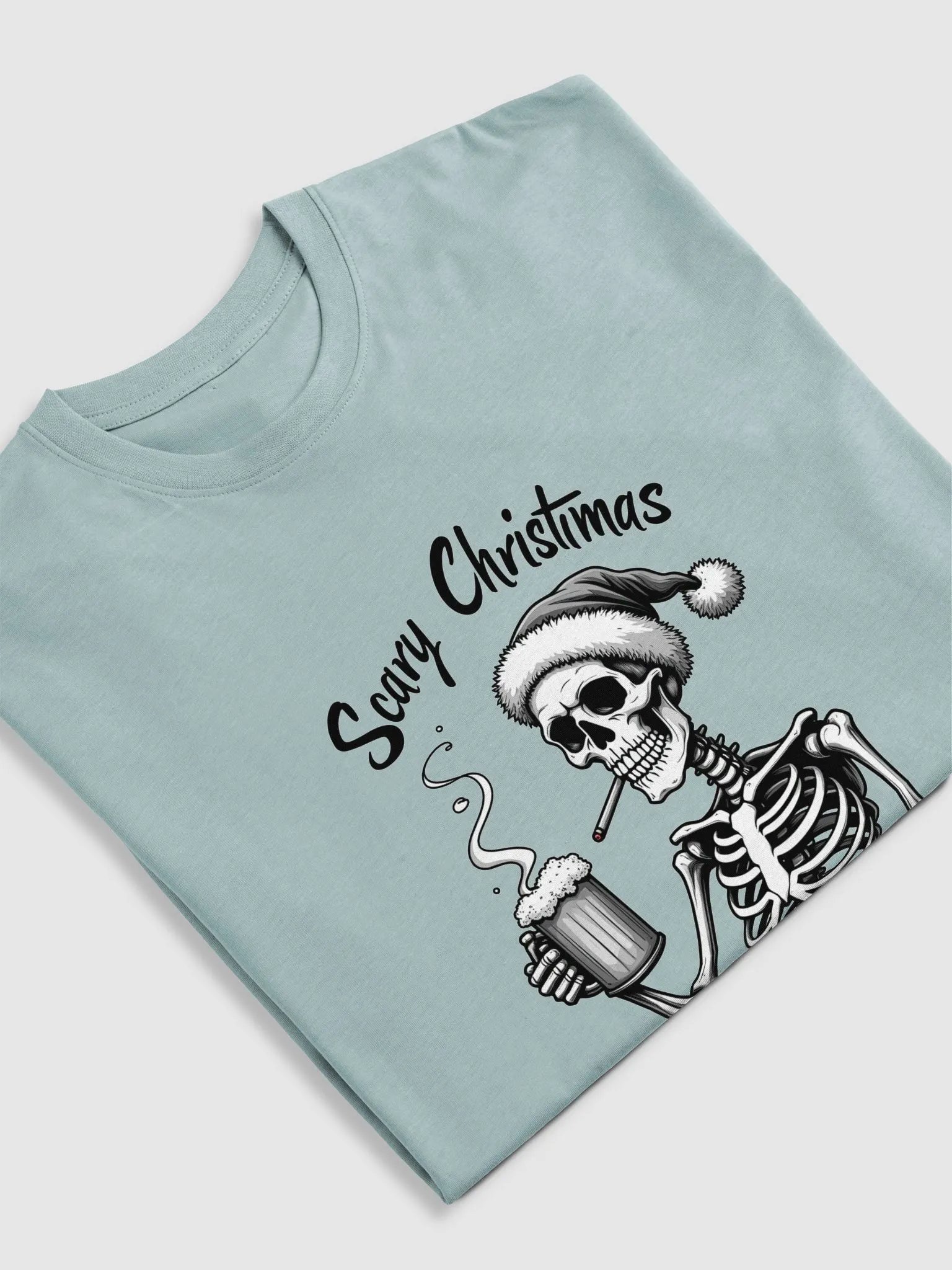 Dark Santa Scary Xmas Bad Evil Skull Tee product image (24)