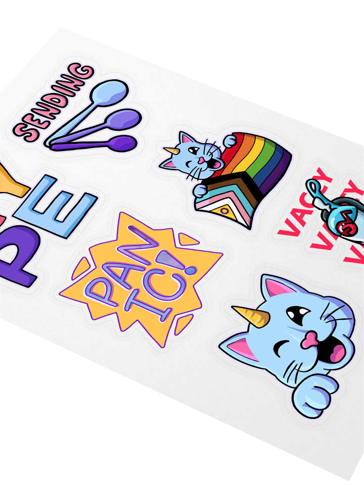 Trinacorn Emote Sticker Set product image (2)