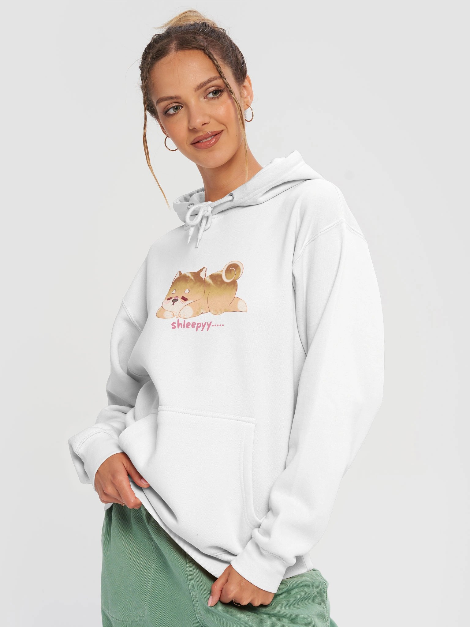 "shleepy" pullover hoodie product image (6)