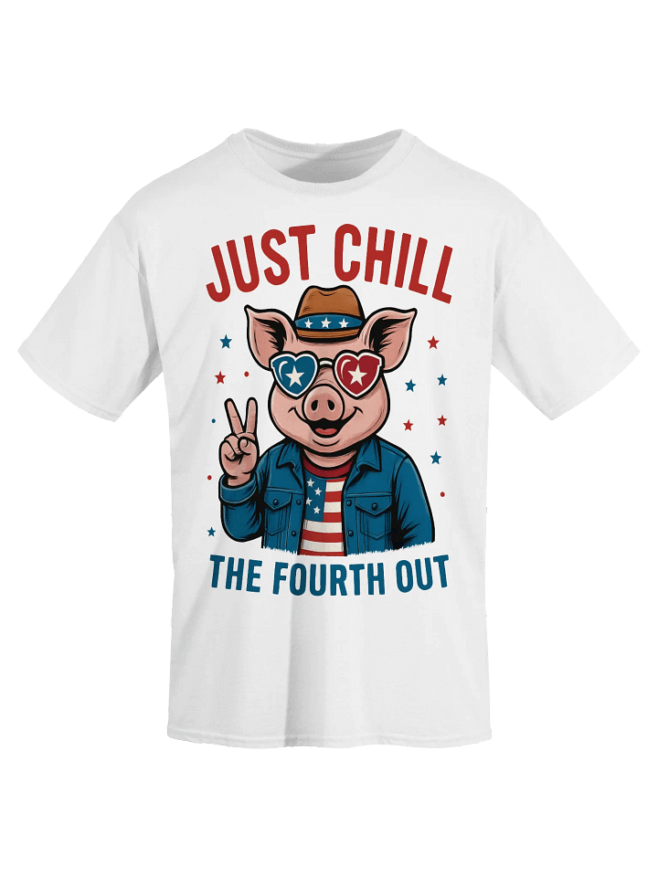 Stars, Stripes & Swine Patriotic Tee product image (1)