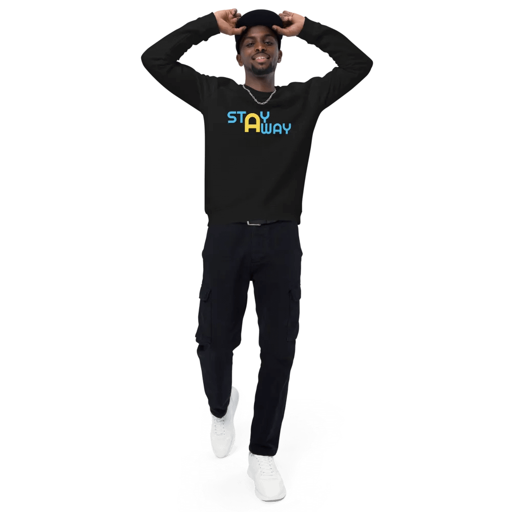 STAY AWAY Organic Raglan Sweatshirt product image (3)