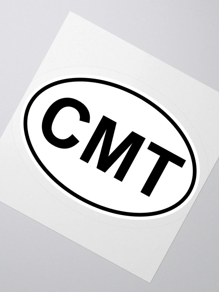 CMT Oval Sticker product image (2)