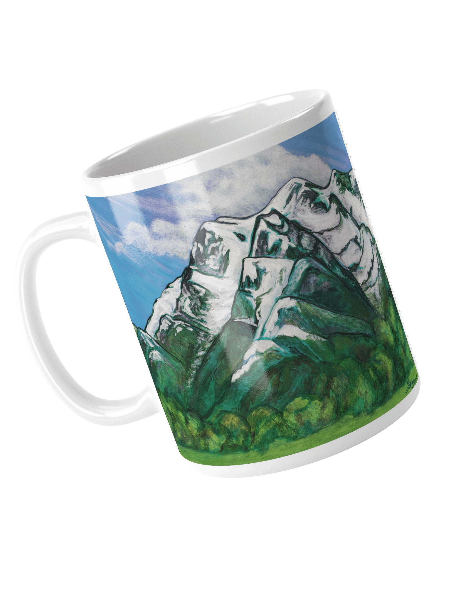White Horse Mountain Ceramic Mug product image (12)