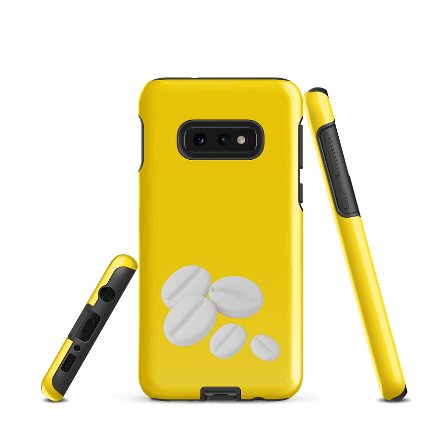 Yellow They Are Coffee Beans I Swear! White Coffee Beans Samsung® Tough Case product image (3)