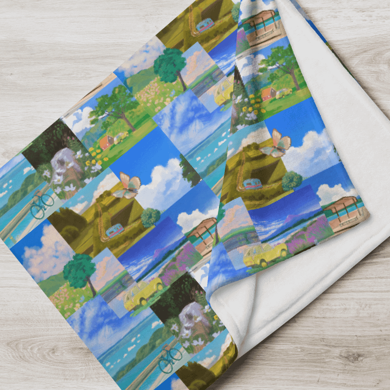 Screencap of Peace Throw Blanket product image (7)