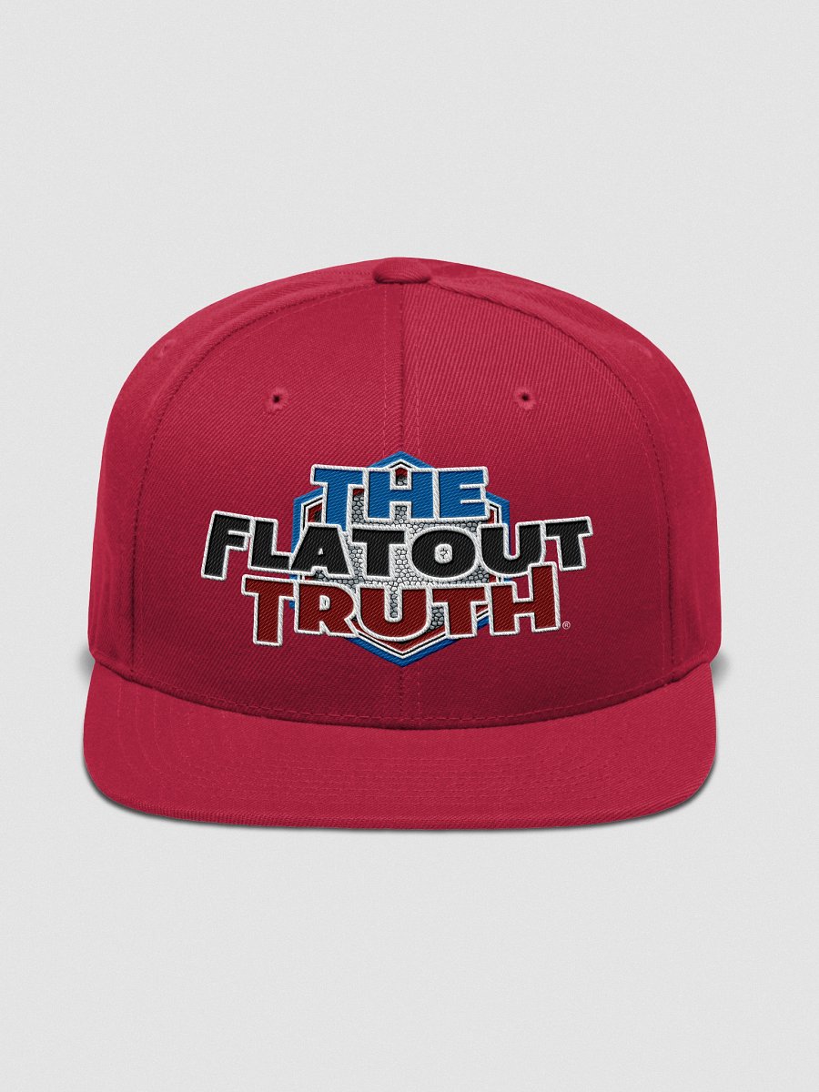 TFOT Bold Blue Hex Flat Snapback Hat product image (1)