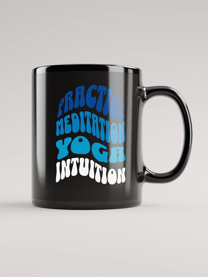 Practice: Yoga Meditation & Intuition | Black Glossy Mug by Mugz product image (2)
