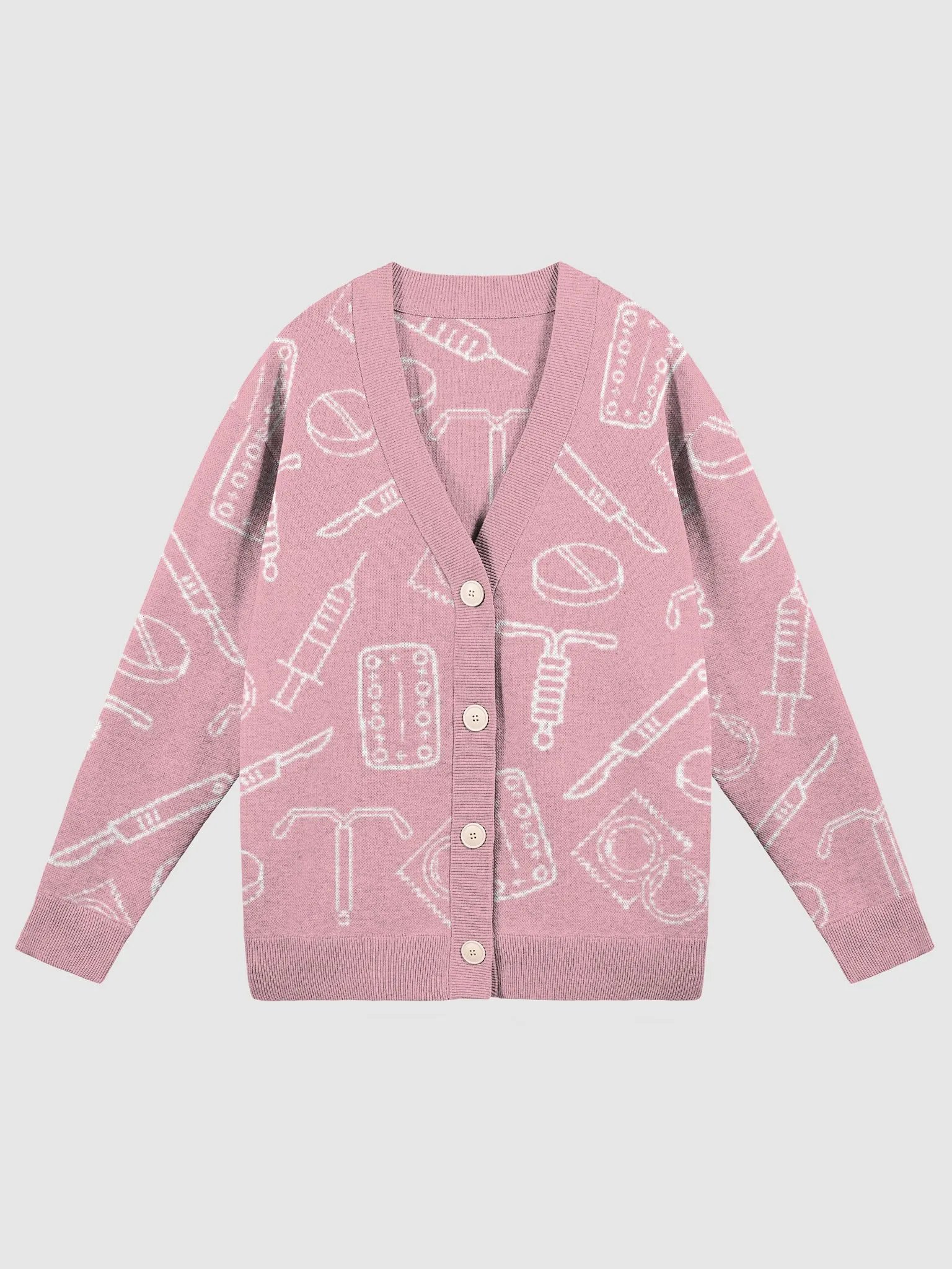 birth control icons (pink cardigan) product image (1)