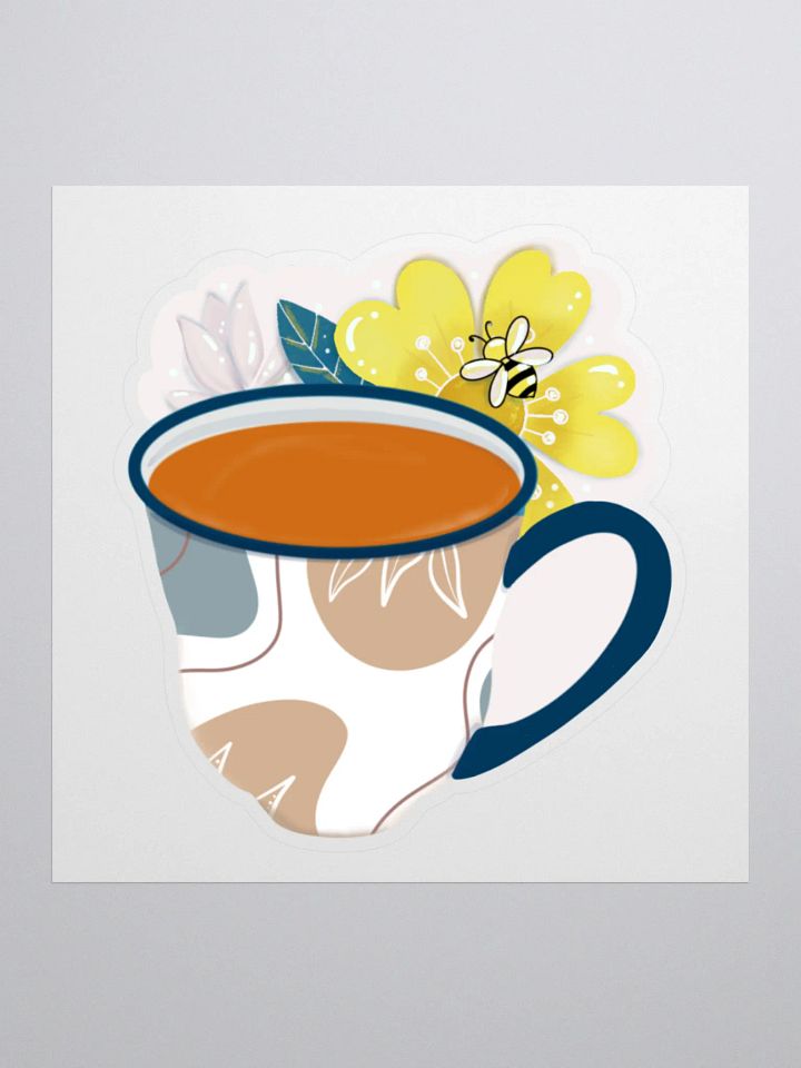 Honey Bee Teacup Sticker product image (1)