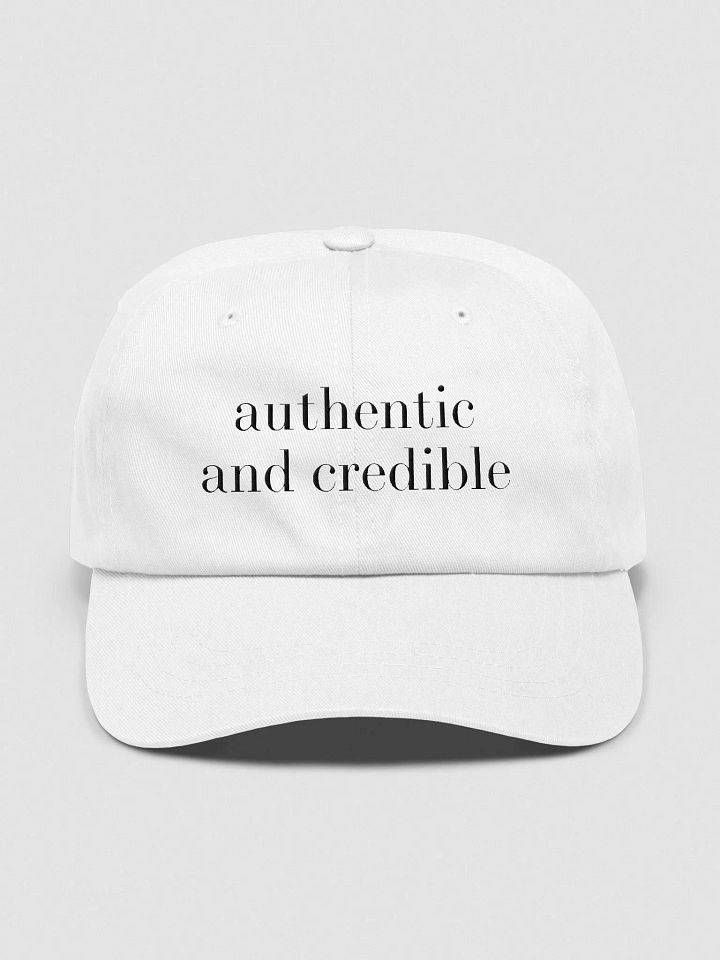 Authentic and Credible Cap (White) product image (1)