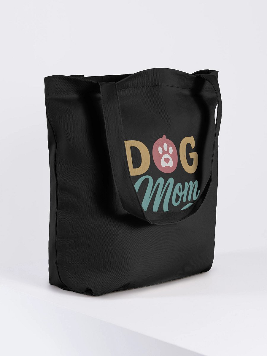 Dog Mom Tote Bag | Colorful Bold Pet Lover Design | Everyday Bag for Dog Owners product image (4)