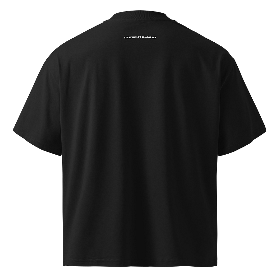 Don't Touch Me Oversized Shirt Blk product image (2)