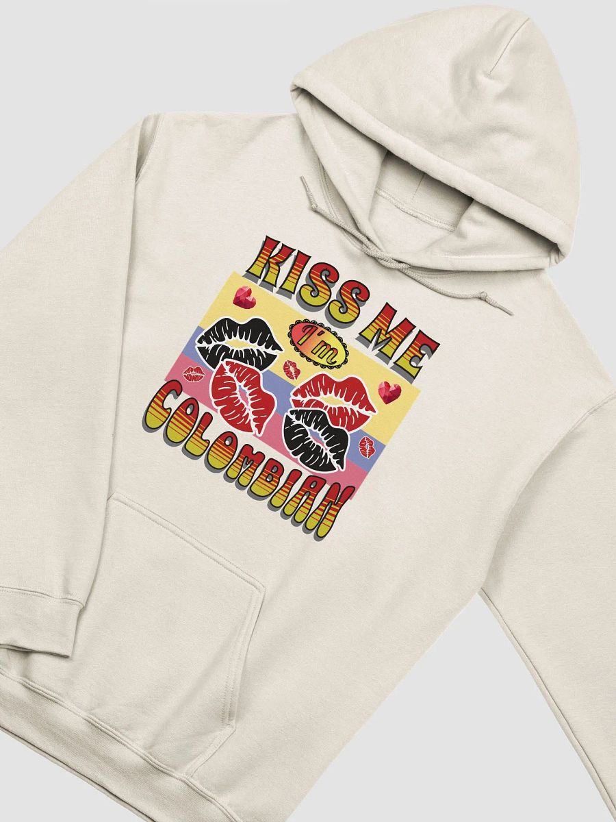 Kiss Me I'm Colombian Graphic Hoodie product image (18)