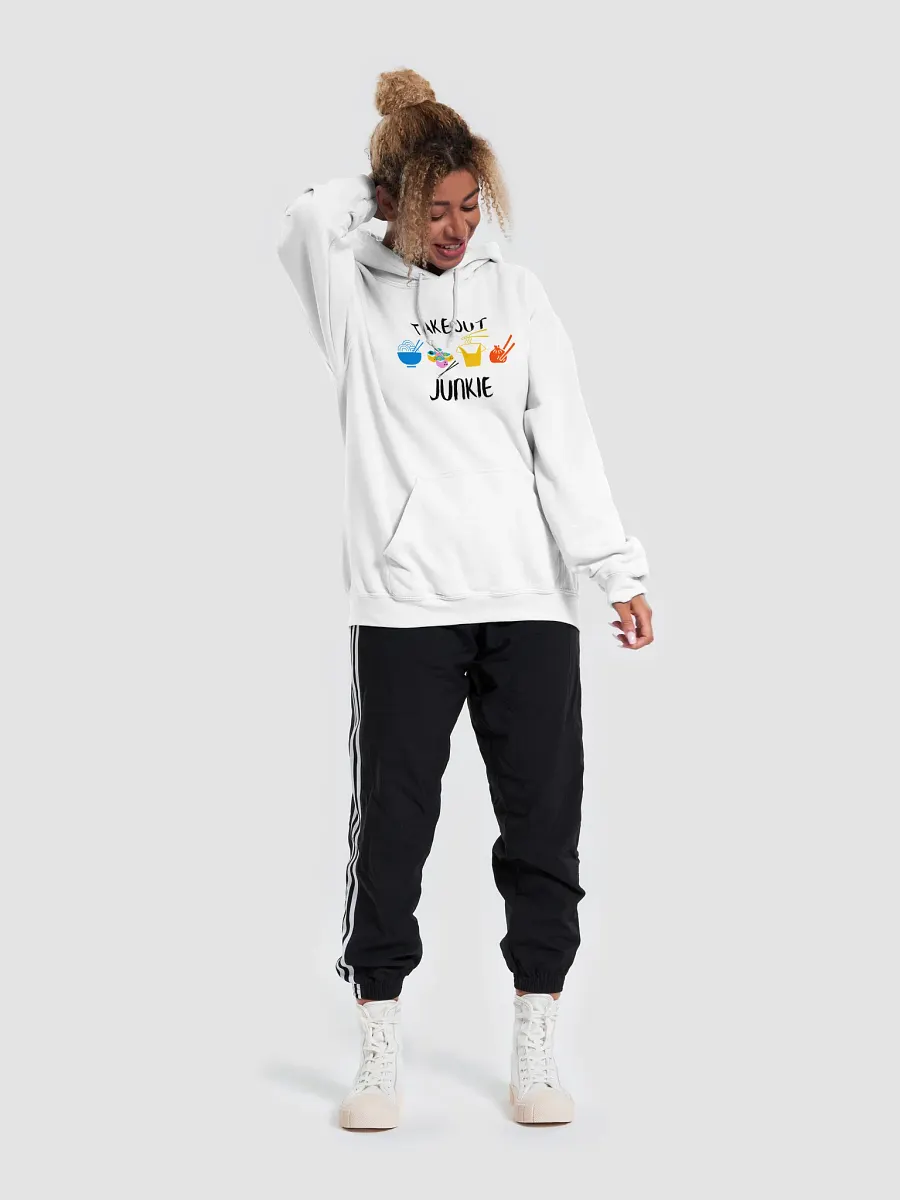 Takeout Junkie - Gildan Classic Hoodie - Light Colors product image (4)