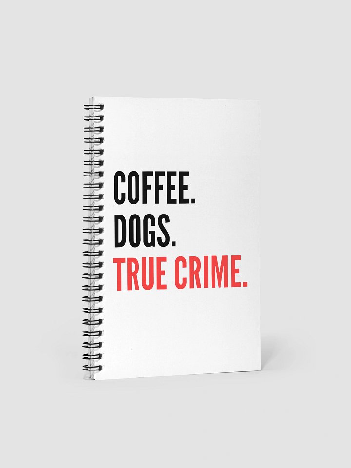 Coffee. Dogs. True Crime. Crime Journal product image (1)