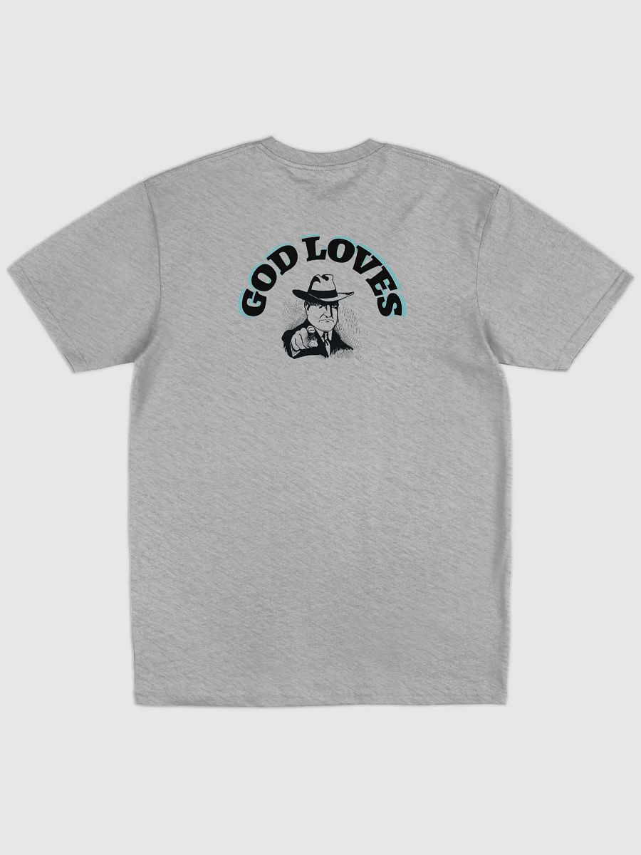 GOD LOVES YOU. Shadow Gauge Men's Tee product image (3)