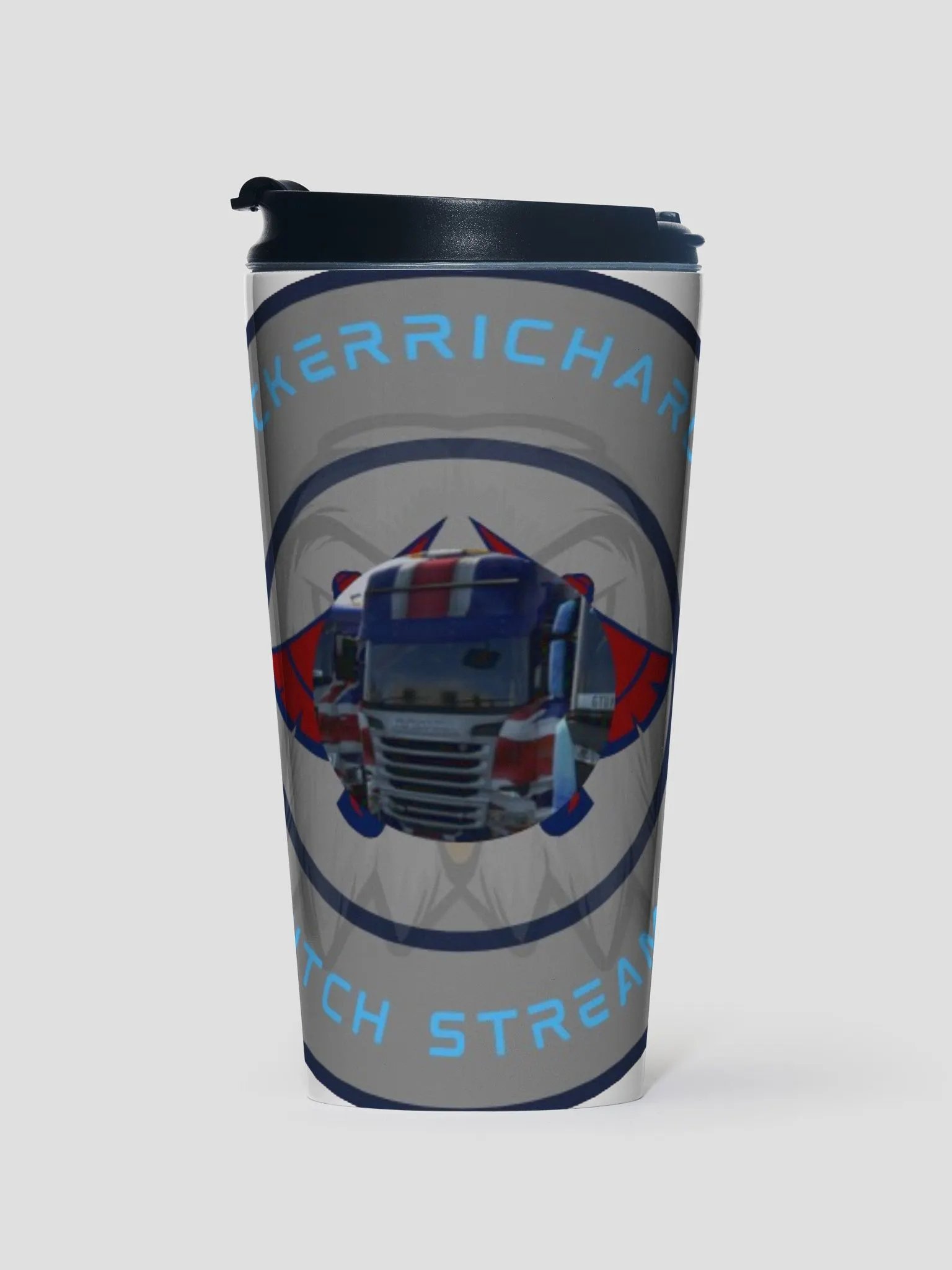 Optimus Prime Inspired Truck Logo Stainless Steel Travel Mug product image (1)