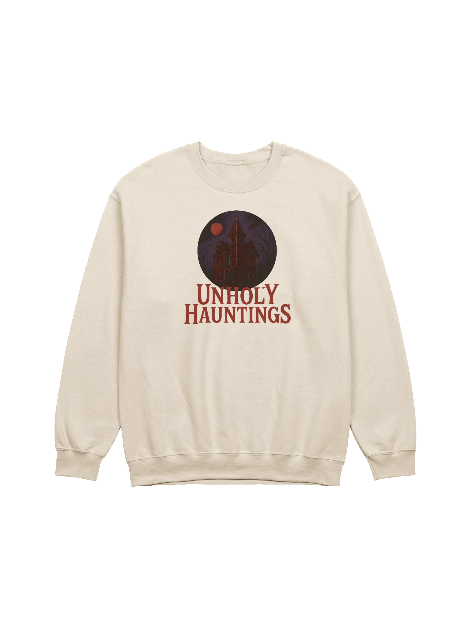 Unholy Hauntings Tan Crew product image (1)