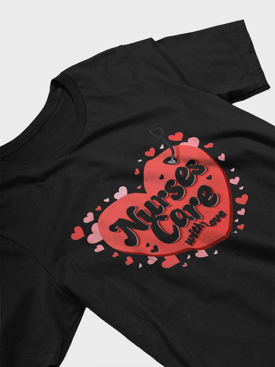 Nurse Love Heart Stethoscope T-Shirt product image (28)