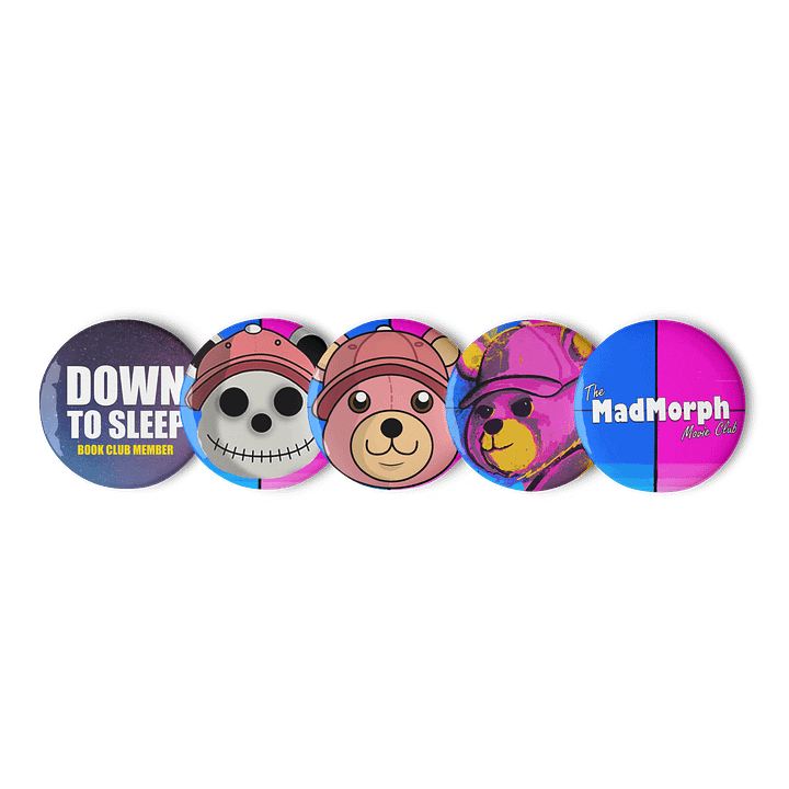 Members Club Badges - MadMorph x Down To Sleep product image (1)