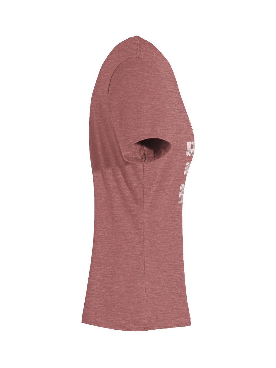 I Don't Wear This Women's V-Neck (White Text) product image (50)