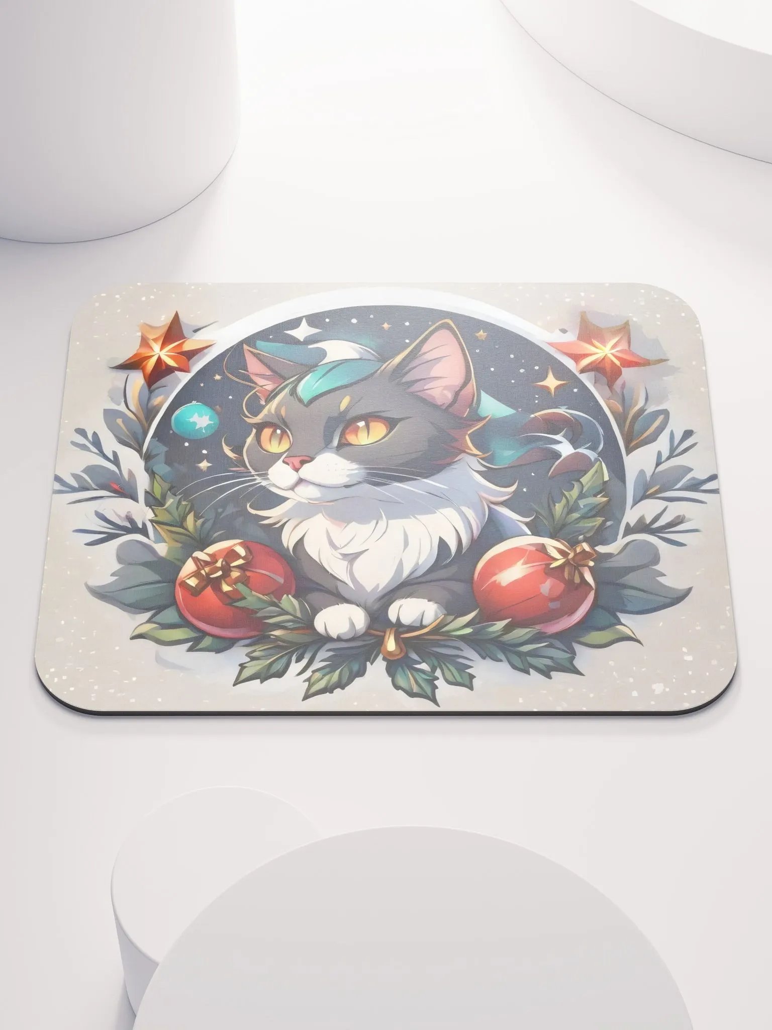Starry Night Cat Mouse Pad product image (2)